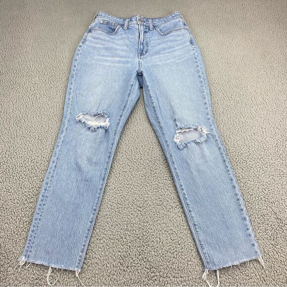 Madewell Women The Curvy Perfect Vintage High-Rise Distressed Jean  |  Size: 28 - Picture 3 of 16